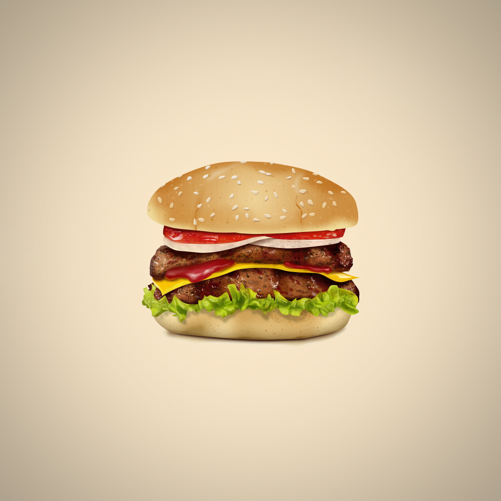 A Delicious Cheeseburger Logo